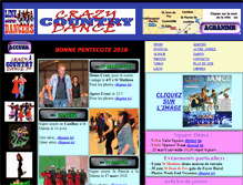 Tablet Screenshot of crazydances.fr